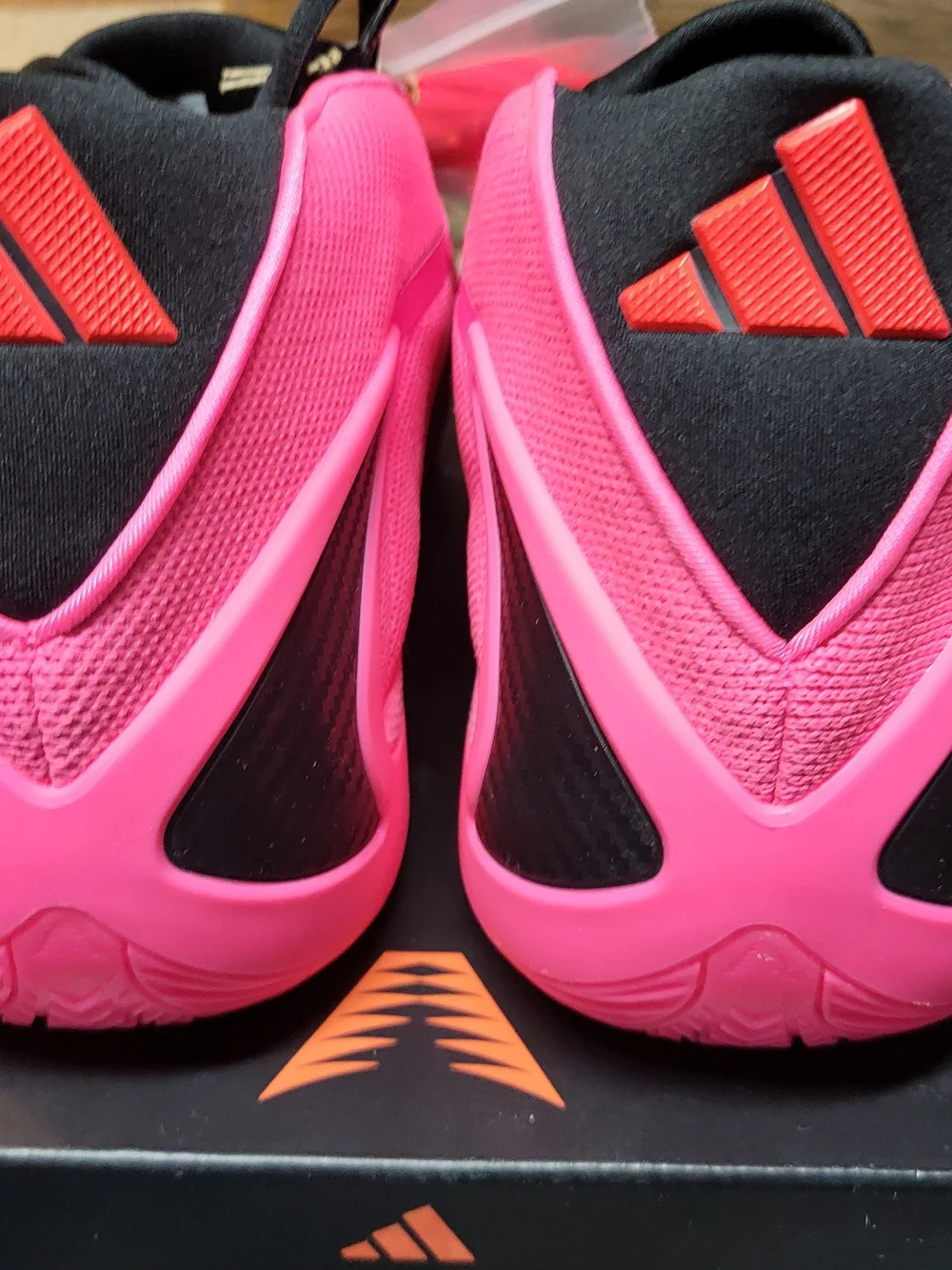 *NEW* Adidas Anthony Edwards 2 Basketball Shoes Lucid Pink Black Mens Size 13